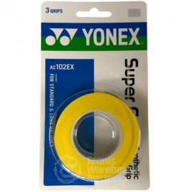 Yonex Super grip pack of 3_Yellow