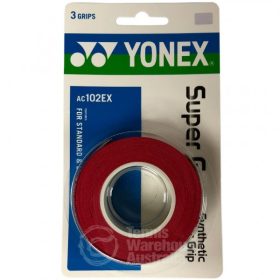 Yonex Super grip pack of 3_red